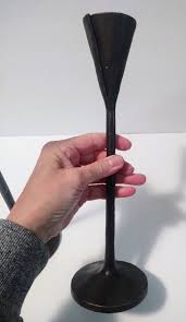 Pottery Barn Petaluma 2 Candle Holders Brutalist Rustic ...