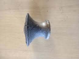 Stamped Brass Drawer Pull with Floral Medallion - Vintage | eBay