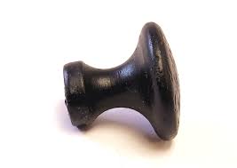 McKINNEY B-539 DULL BLACK FINISH KNOBS 7/8" DIA (25 PC, NEW ...