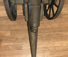 Sold at Auction: Large Antique Cast Iron Cannon