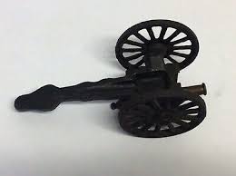 Vintage Cast Iron Miniature Toy Canon | eBay