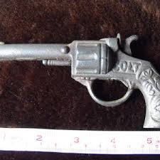 Colt Toy Pistol Metal Cap Gun Early 1900s, Embossed ...