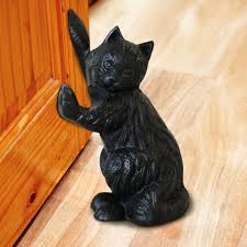 Esschert Design Cast Iron Cat Door Stop at BestNest.com
