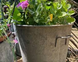 Old Zinc Basins, Zinc Planter Basin, Old Zinc Basins, Zinc Planter Basin - Etsy