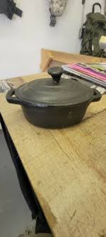 Tablecraft Cast Iron Oval Mini Casserole Dish with Lid ...