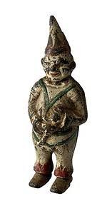 Cast Iron Sad Clown Coin Bank