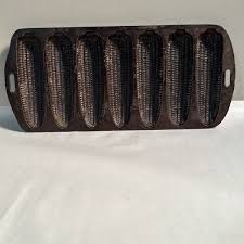 LODGE Cast Iron Corn Bread Pan 27C2 ~ Cast Iron 7 Corncob Ears Cornbread Pan | eBay