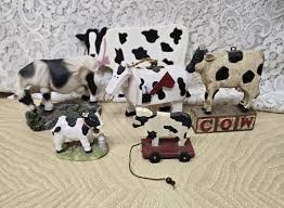 Cow Ornaments & Figurines Country Farmhouse Christmas Decor ...