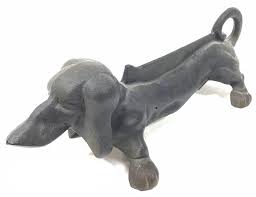Sold at Auction: Cast Iron Dachshund Boot Scraper