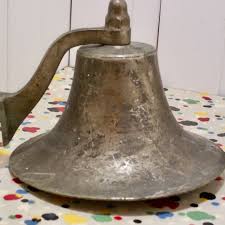 Two Vintage Metal Bells - Etsy