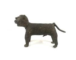 Vintage Brass Dog - Etsy