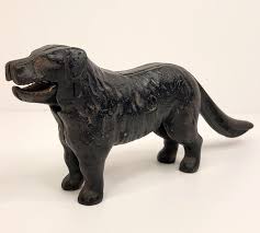 Vintage Cast Iron Black Dog Nutcracker Mechanical Table Top ...
