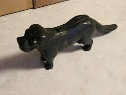 Black Cast Iron Dog Nut Cracker | eBay