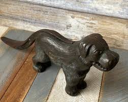 Antique Victorian Cast Iron Dog Nutcracker Rare and ...
