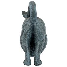 Design Toscano 9-in H x 12-in W Gray Animal Garden Statue ...