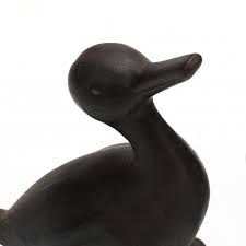 Pair of Art Deco Style Iron Duck Doorstops, Virginia Metalcrafters (Lot 3331 - Modern Art & Design, Arts of the SouthNov 19, 2020, 10:00am)