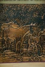 Sold at Auction: Three Trump Trompe-l'œil Hammered Copper Art