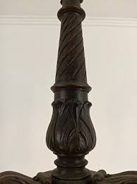 Chandelier vintage carved wood Country style 3 lights arms fixture light barn st | eBay