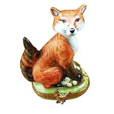 Fox Limoges Box for Collectors by Rochard Brand