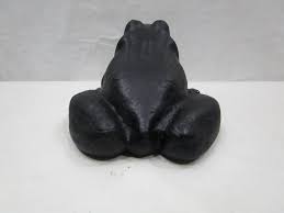 Sold at Auction: Antique Cast Iron Frog Door Stopper