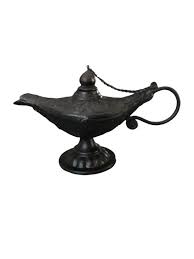 Vintage Cast Iron Lamp/ Genie Lamp/ Candle Holder - Etsy
