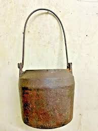 RARE OLD VINTAGE RARE RUSTIC CAST IRON KITCHENWARE COOKING ...