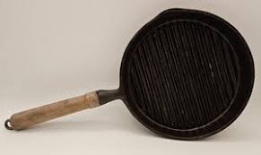 Vintage Cast Iron Grill Pan | eBay