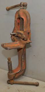 Ridgid Pipe vise stand No 38 with E 679 1/8 - 2" vise vintage plumbing tool | eBay