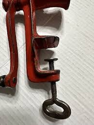 Vintage Hand Crank meat Chopper German Made WWII | eBay