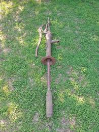 Extra Large 8ft tall Antique Water Pump Hayes 140