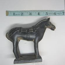 Vintage Chinese Terracotta Warrior Soldier Figurine With Small Horse Bonsai | eBay