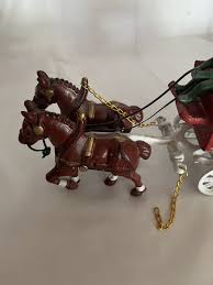 Vintage Cast Iron Coca-Cola Horse Drawn 9" Wagon with Umbrella, Bottle Cases | eBay