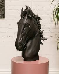 Horse Head Bust Sculpture – Sunbeam Vintage