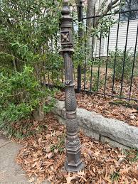 Hitching post at North Union & Coryell intersection