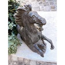 Frightened Horse, Large Bronze Sculpture, 20th Century ...