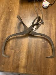 Ice Block Carrier , Vintage , Metal /Steel , VNT , Tongs, Tools , Antique | eBay