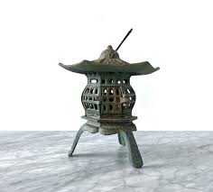 Vintage 1940s Cast Iron Pagoda Lantern - Asian Style Candle Holder - Etsy Norway