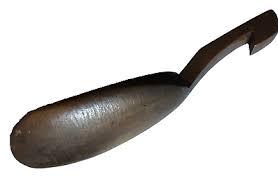 Antique Vintage Primative Wooden Butter Paddle 10" x 4.5 ...