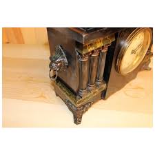 Antique Sessions Elaborately Ornate 8 Day Mantle Clock ~ Serviced & . For Sale at Ruby Lane