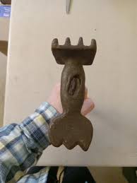 Antique Meat Tenderizer Mallet Wooden Handle Primitive Vintage Hammer | eBay