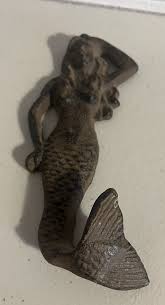 Cast Iron Mermaid Beach Towel Hook Hanger Coastal Home Decor ...
