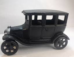 Vintage Cast Iron Toy Model T Car. Iron Art JM 137 | eBay