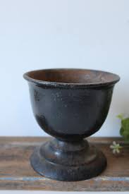 Antique Cast Iron Footed Pot Cauldron Farmhouse Rustic Primitive Urn Planter Storage - Etsy