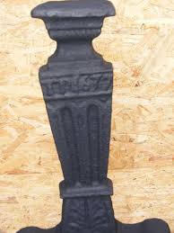 17 th Century cast iron Andirons / Fire Dogs - Foundry Mark & date TP 1677 | eBay