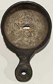 Circa 1885 Cast Iron Chalk Cup CHALKH-20