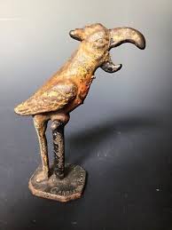 1930 HUBLEY/JOHN WRIGHT PARROT CAST IRON BOTTLE OPENER NC Carolina Beach Bar | eBay