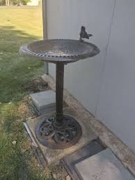 Wrought Iron Bird Bath, 31" x 19" - Mayo Auction & Realty