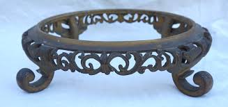 French Gilt Bronze Setting Planter Base Top Handle Ernest Chaplet Haviland Vase | eBay