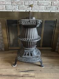 Antique Floyd Wells & Co. Daisy No. 10 Cast Iron Wood Stove Royersford PA | eBay