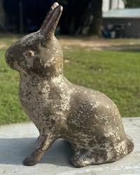 Antique Victorian Cast Iron Rabbit Door Stop | eBay